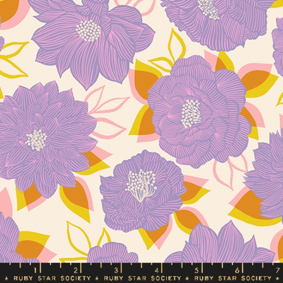 Baumwolle Patchwork - Ruby Star Society - Favorite Flowers - Blooming - Thistle